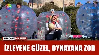 Eğlence ve spor... İşte balon futbolu!