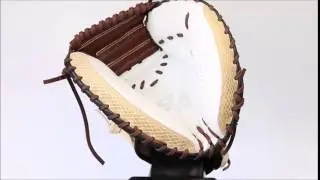 44 Pro Custom Baseball Gloves Signature Series Bone Snakeskin Brown White