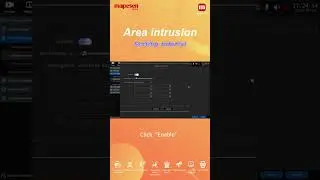 MAPESEN Smart AI Intelligent Analysis Area Intrusion Function Setting Tutorial