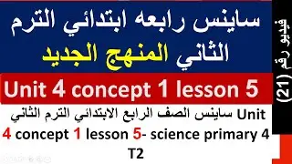 ساينس الصف الرابع الأبتدائي الترم الثاني unit 4   concept 1 lesson 5 Evidence of change   science gr