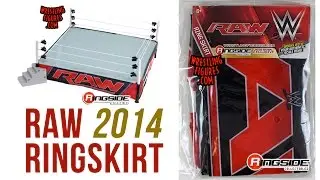 WWE FIGURE INSIDER: RAW 2014 Ring Skirt  - Ringside Exclusive!