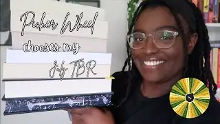 tbr picker wheel chooses my july tbr 📚 | new releases and anticipated reads