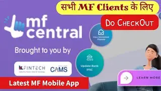 MF Central App Full Guide | Track & Manage All Mutual Funds in One App