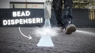 Line Striping Bead Dispenser for MMA Paint | Line Marking