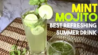 Mint Mojito Drink Refreshing Recipe For Summers by Panda Kitchen