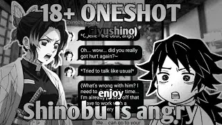 [18+] Shinobu is angry // Oneshot // GiyuShino // Demon Slayer Texting Story