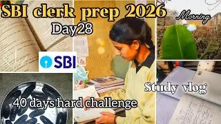 Sbi clerk preparation for 2026 #day28#sbiclerk#sbipo#ibpspo