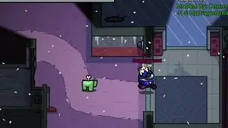 slicing up friends as juggernaut to break 0 seconds | humong us lobbies (modded among us)