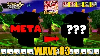 META To A [???] Unit | WAVE 83 5 Units Only | EXTREME INFINITE MODE | All Star Tower Defense ROBLOX