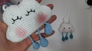 اميغرومي غيمة الشتاء amigurumi rainy 🌧 cloud