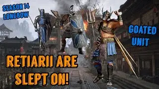 Conquerors Blade: Longbow MVP! Retiarii, Stalwarts & Myrmillones SMASH White Elk Siege (Season 14)