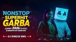 90's Bollywood Nonstop Garba | Trending Hindi Song's Mix 2026 | Garba Mixing | Dj Nimesh NMS 🥁🎤🎶