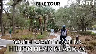 🚴&zwj;♂️ Bike Ride on South Forest Beach Drive in 4K! 🌴 Hilton Head Island, South Carolina 🌊