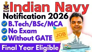 Indian Navy SSC Recruitment 2026, BTech MBA MSc MA Defence Jobs in 2026, High Salary Jobs 2026
