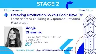Lessons from Building a Supabase Powered Flutter app - Pooja Bhaumik | Fluttercon USA 2025