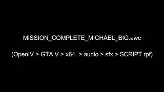 Secret GTA 5 Mission Completed Sound (Story Mode)
