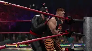 WWE 2K25:  WMAC:  Season 2: Episode 164:  Fight 7:  Predators v Jukido Ninjas