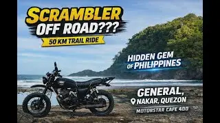 OFF ROAD MALALA 😭 CAFE 400 GOES TO: GENERAL NAKAR, QUEZON (50 KM trail ride)