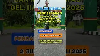 Pendaftaran BINTARA TNI AU DIBUKA#prajurittni #calontni#tniau#shortsvideo