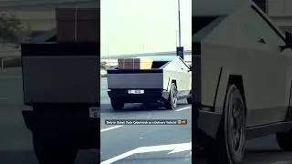 Only in Dubai: Tesla Cybertruck as a Delivery Vehicle! 🤯 #dubai #cybertruck #tesla #cars #trending