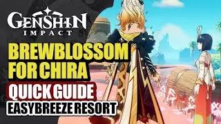 Chira Brewblossom Challenge Quick Guide (Unlock Chest) | Easybreeze Holiday Resort | Genshin Impact