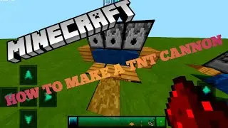 MCPE|HOW TO MAKE A TNT CANNON|1.9+