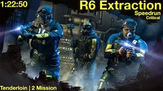 R6 Extraction - San Francisco (Tenderloin - Critical) Speed Run Solo (1m 22s 500ms) | 2 Missions