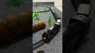 Satisfying RailKing Train Set ASMR | Smooth Model Train Sounds #modeltrains