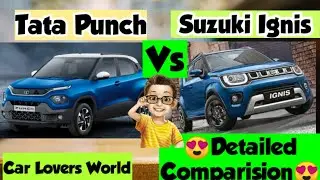 Tata Punch vs Maruti Suzuki Ignis 😍| Detailed Comparision of Ignis and Punch 💥| Punch vs Ignis🔥