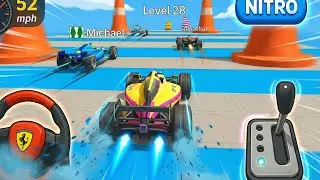 Formula Car Racing Stunts - Formula Car Racing Stunts 3D - Android Gameplay #22 | Skeleton Play