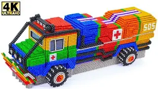 ASMR Video | How To Make Amazing Magnet Autobot Hound Mercedes-Benz Unimog (HOUND Transformers 5)