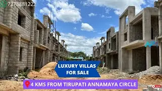 R.C.ROAD TIRUPATI | GATED COMMUNITY VILLAS FOR SALE| EAST-WEST FACING VILLAS | 2400 SFT | 7278881222