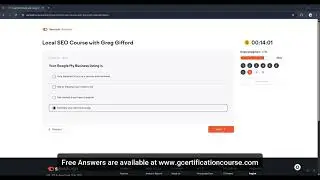SEMrush Local SEO Course with Greg Gifford Exam Answers | Live Pass