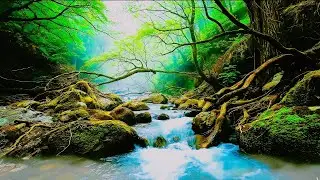 Soothing Forest Ambience, Waterfall and Gentle Bird Calls, Natural Sounds for Meditation and Sleep#1
