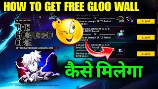 HOW TO COMPLETE THE HONORED ONE EVENT || HOW TO GET SATORU GOJO GLOO WALL FOR FREE 