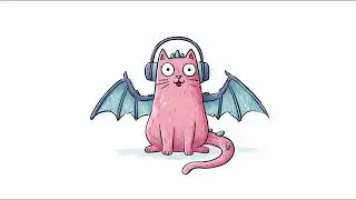 Dragon Cat | Merry Christmas and Happy New Cat  - Song written by 7 years old Eugenia