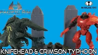 Knifehead & Crimson Typhoon Review - Pacific Rim McFarlane Toys Page Punchers 4 Inch