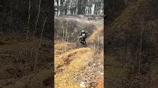 Впервые за рулём внедорожного мотоцикла.