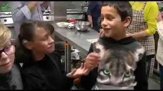 Kerstborrel door polanoschool bij Swedoro