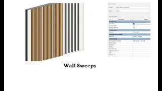 Wall sweep-Decorative horizontal or vertical projection to a wall Revit Tutorial