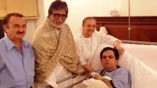Amitabh Meets Dilip Kumar In Hospital