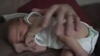 Amber on Daddy's Chest