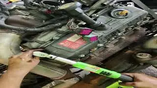 Excessive Crankcase pressure and oil leak on this 6.0 Safe to say we found it