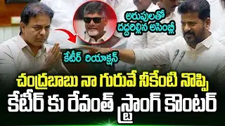 చంద్రబాబు నా గురువే నీకేంటి నొప్పి | CM Revanth Reddy Strong Counter To KTR | KCR | Trending Telugu
