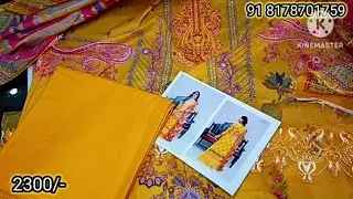 gulljee morja embroidered lawn collection 2023!! original Pakistani suits at best price