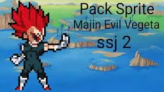 Pack Sprite do Majin Evil Vegeta ssj 2 ULSW