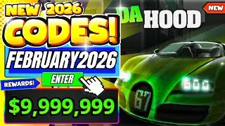 *NEW CODES!!* ALL NEW *WORKING* CODES IN DA HOOD CODES 2026 FEBRUARY! ROBLOX DA HOOD CODES