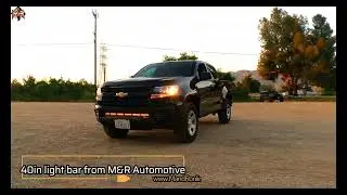 Light Bar by M&R Automotive for Chevrolet Colorado 2021 2022 2023
