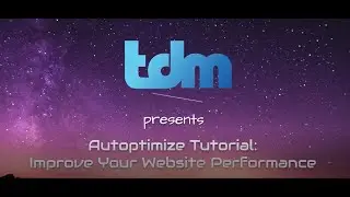 Autoptimize Plugin Tutorial.  How to use Autoptimize to improve website performance.