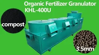 1000 kg/h ring die organic fertilizer granulation machine testing running before delivery